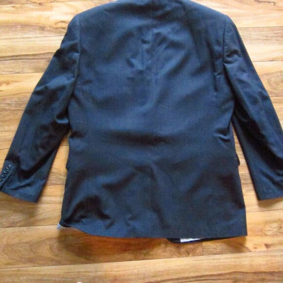 NWT MENS CROFT & BARROW Dark Charcoal Classic Sport Coat Blazer Jacket Size 42R - Picture 10 of 13